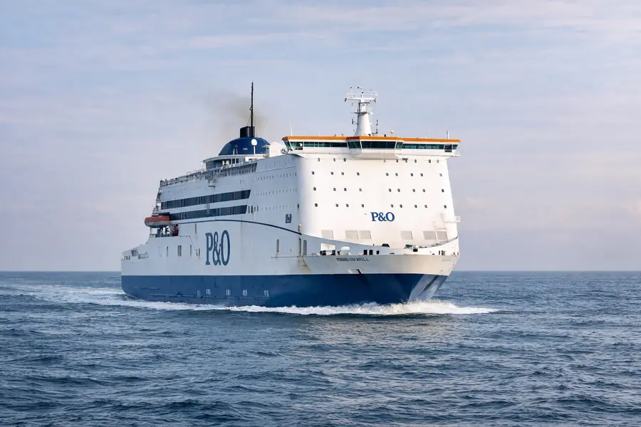 P&O-Fähre auf dem Ärmelkanal