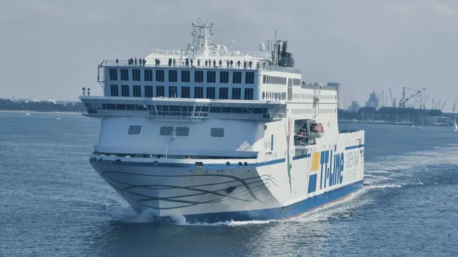 Fähre Peter Pan auf der Ostsee